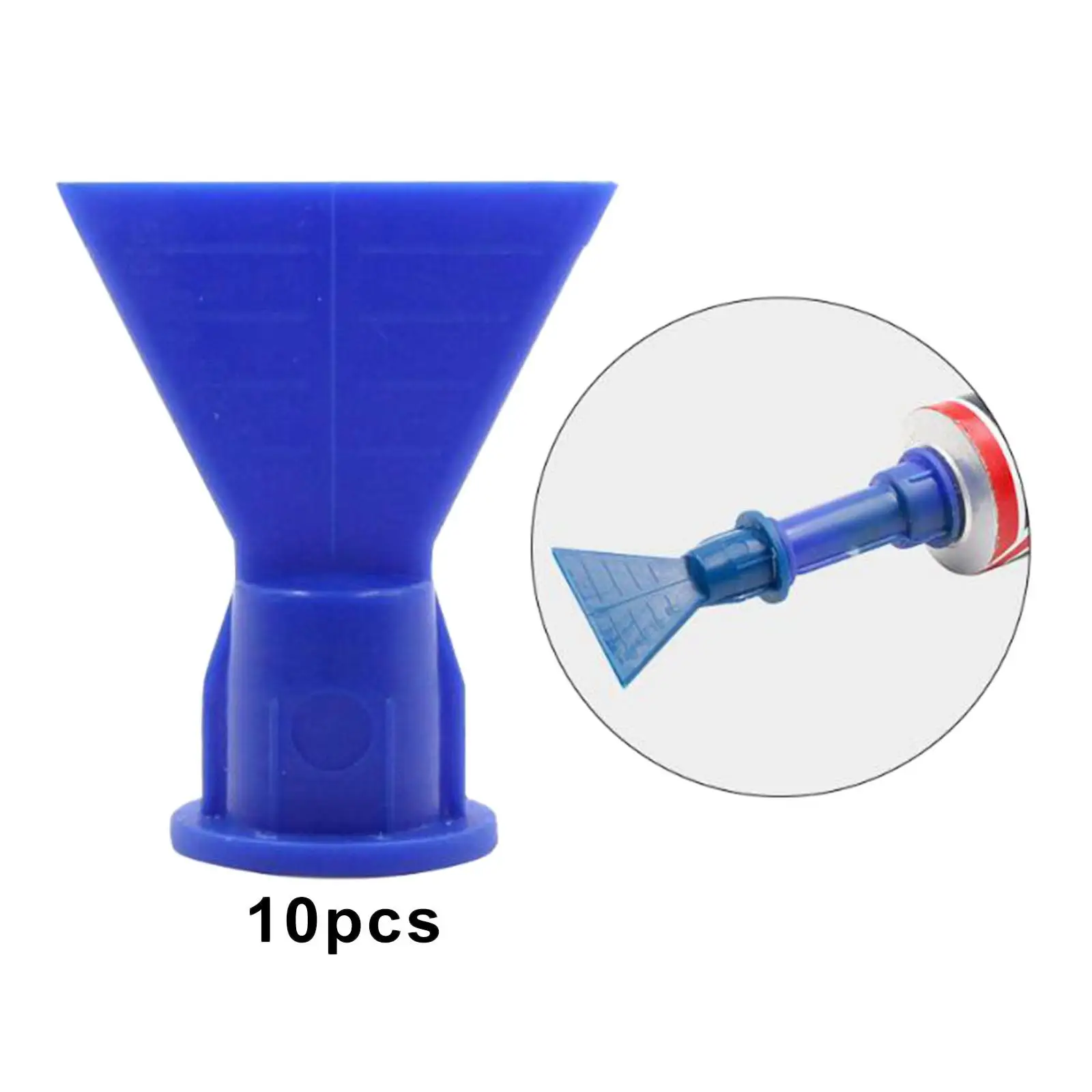 10Pcs Shape Cone Nozzle Spray Tip Replacement for Cartridge Caulking Gun