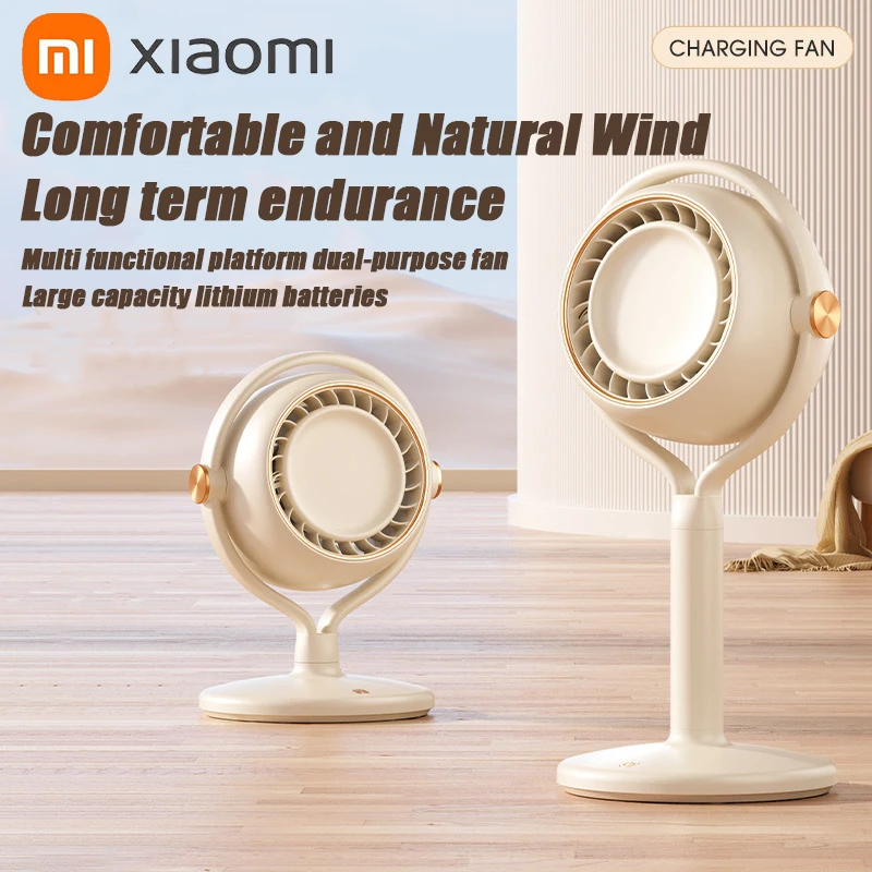 

Новинка 2024, беслопастный циркуляционный вентилятор Xiaomi, Настольный Электрический вентилятор с USB-зарядкой, для общежития и улицы, высокоскоростной турбинный вентилятор