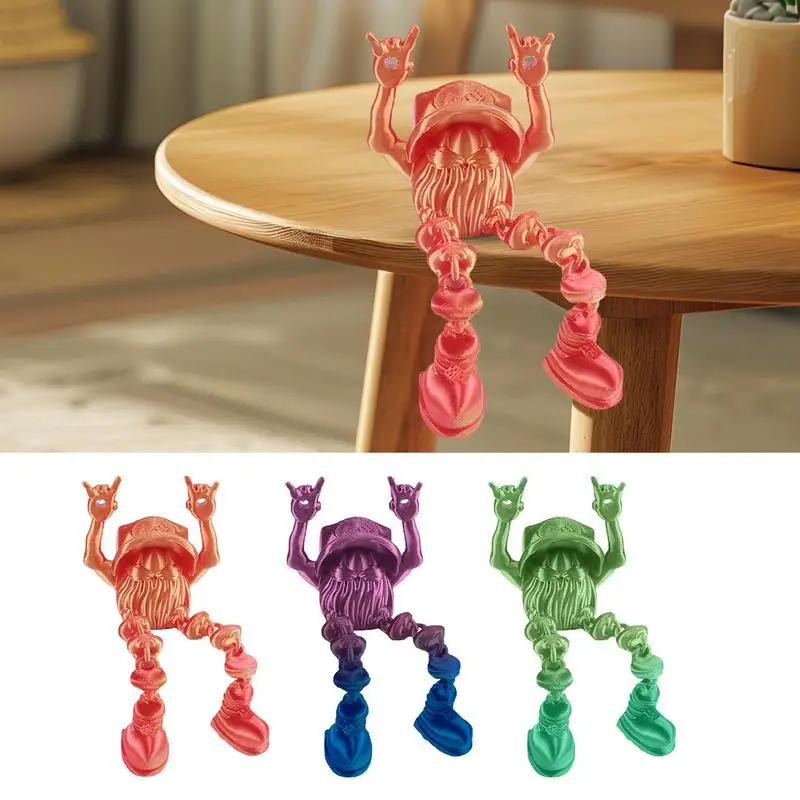 3D Printed Toys Fidget Flexible Dwarf Sensory Toy Movable Joint Model Ornaments Desktop Decoration Collection Figure For Kids