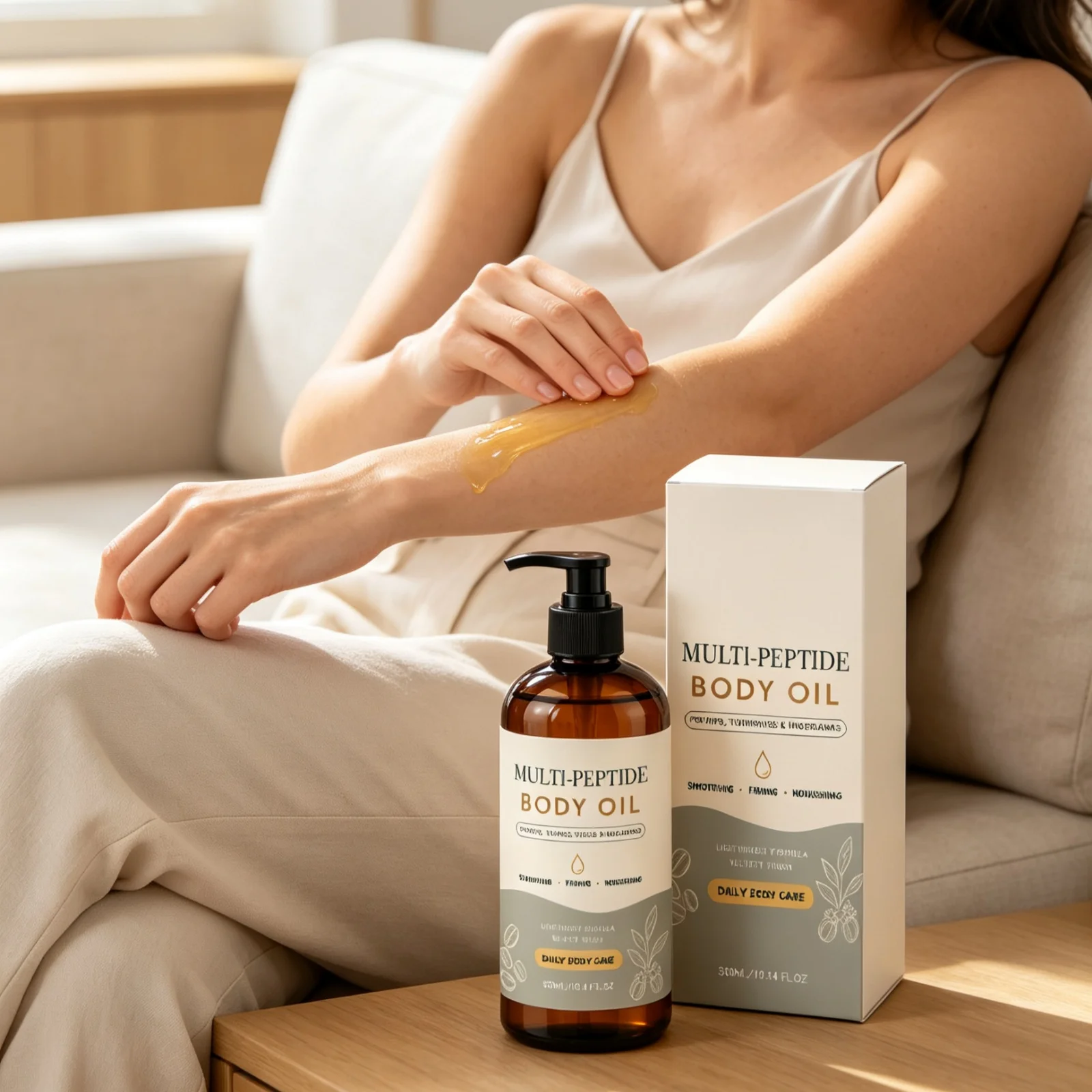 Moisturizing Body Oil Anti Dryness Soft Silky Body Fast Absorbing Nourishing Lightweight Tightening Skin Daily Body Care Oil