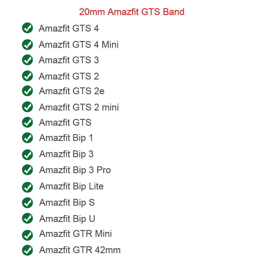 20Mm 22Mm Nhựa Dây Đeo Huami Amazfit GTS 2 3 2e 2Mini GTR 2e Pro Vòng Tay dây Đeo Tay Vòng Cho Bip S U Lite GTR 42 47Mm