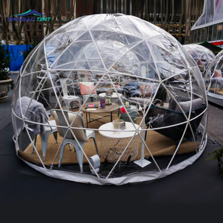 Mini Transparent PVC Geodesic Expo Dome Round Roof Tents on Sale for Party