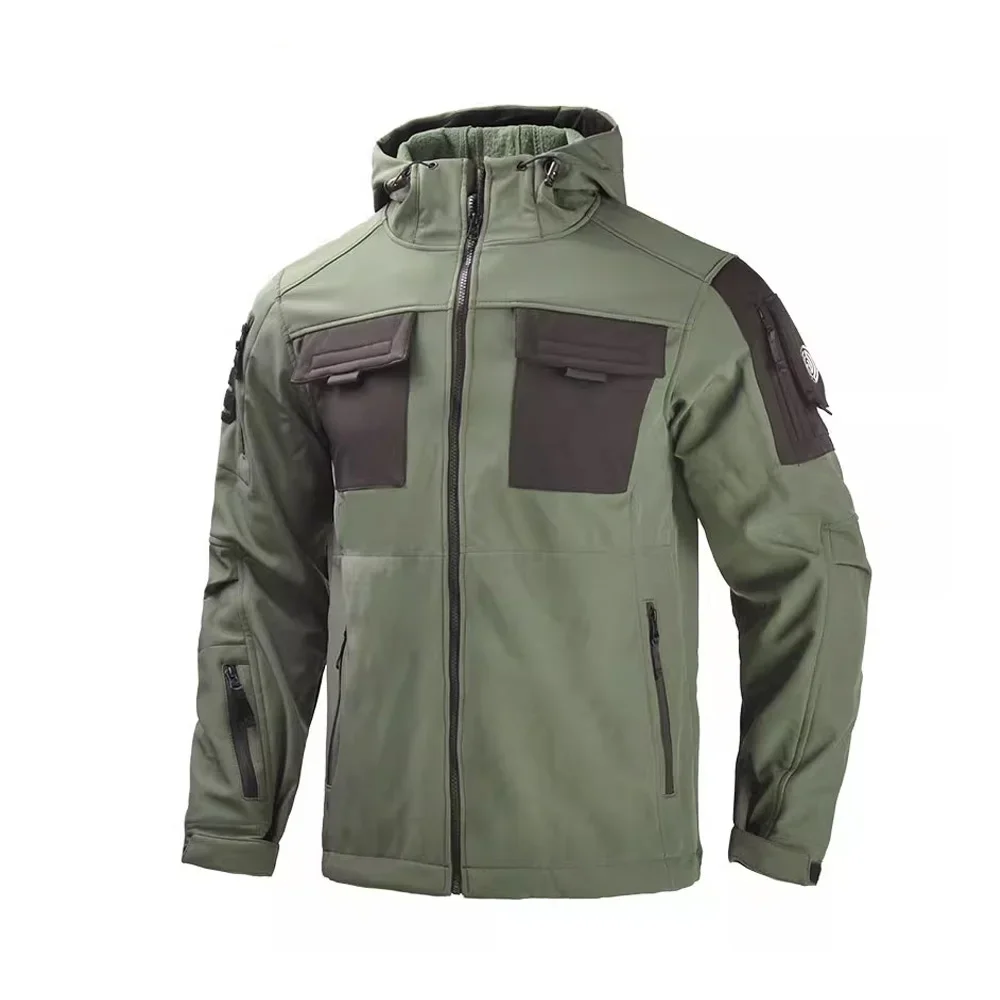 Russian Cotton Jacket Jacket Tactical Cotton Suit Men's Thickened Tactical Coat Small Green Man Equipment Vintage Uniform