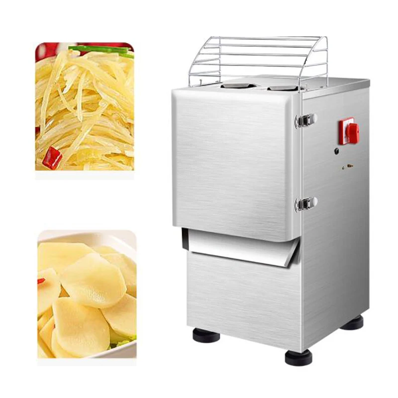 Stainless Steel Vegetable Cutter, Kitchen Fruit Potato Slicer, Fully Automatic Radish Shredder