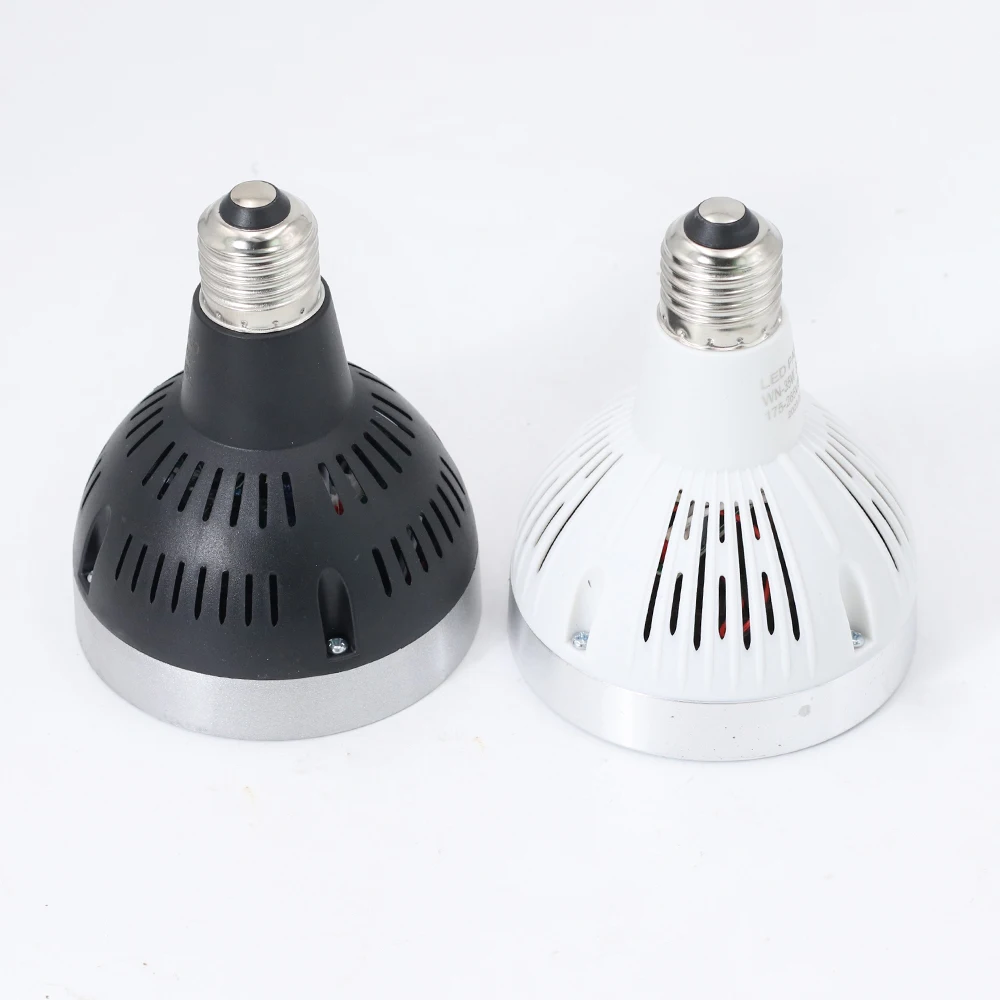 Bombilla LED PAR30 de 35W/45W E27, Súper Brillante, Ahorro de Energía, 220V, Foco, Luz Diurna, Proyector, Iluminación
