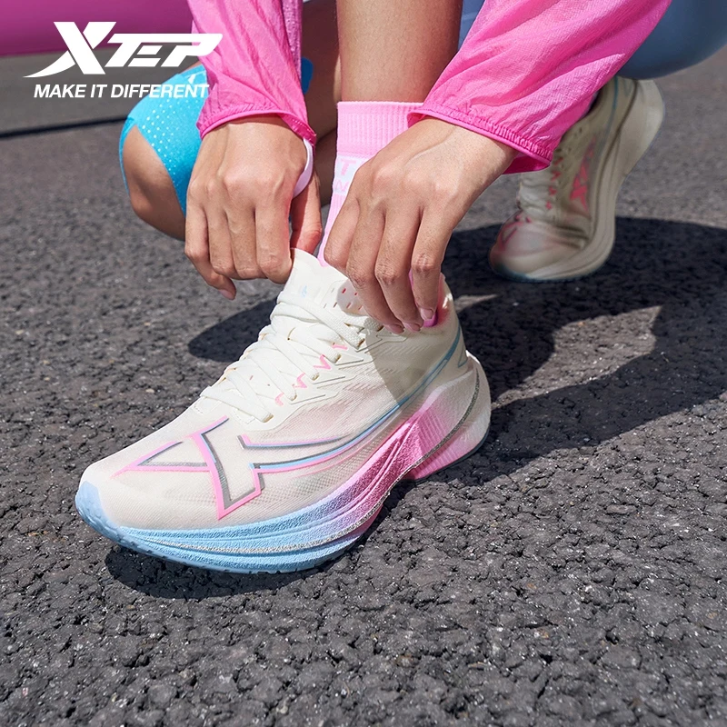 

Xtep Shyft 1.0 Running Shoes for Women Durability Cushion Shock Absorption Stability Combat Breathable Sneakers 875318110084