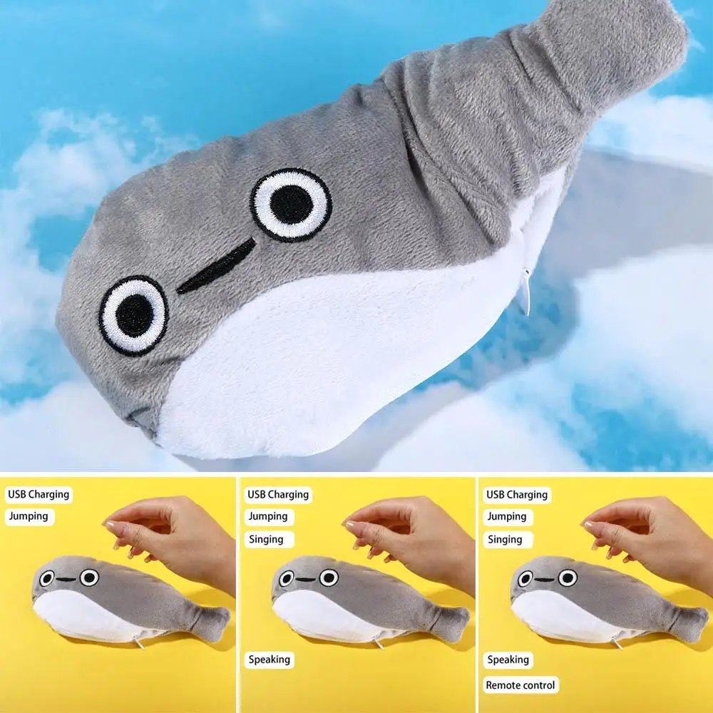 

Funny Jumping Sacabambaspis Prank Toy Talk Dance Plush Fish Funny Toys Plush Spoof Jokes Electric Sacabambaspis Spoof Toy