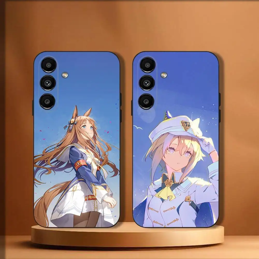 

U-UmaMusume Pretty Derbys Phone Case For Samsung Galaxy A20,A21s,A22,A31,A32,A52,A53,A72,73,A80 Soft Black Cover