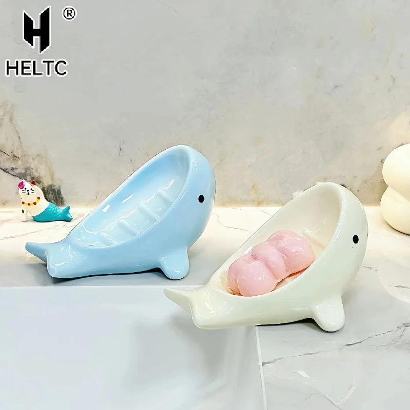 

Creative Whale Soap Dish For Home Use, Bathroom, And Toilet, Providing A Draining And Storage Solution For Premium Soap