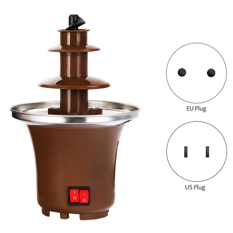 

Home Chocolate Fountain Automatic Melting Hot Pot Melting Machine With Heating Melting Tower Homemade Chocolate