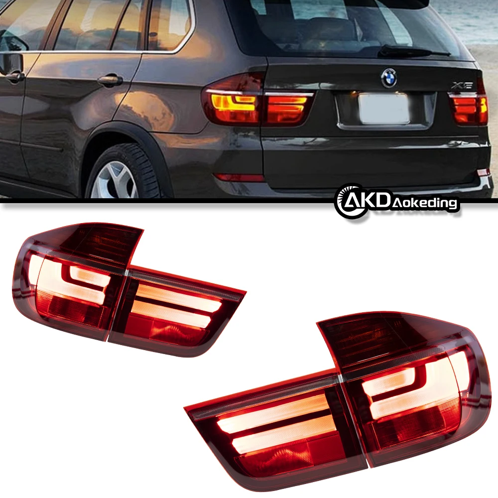 Auto Tail light Parts For BMW X5 E70 2007-2013 upgrade latest Styling DRL brake reversing light Car Accesorios Modified