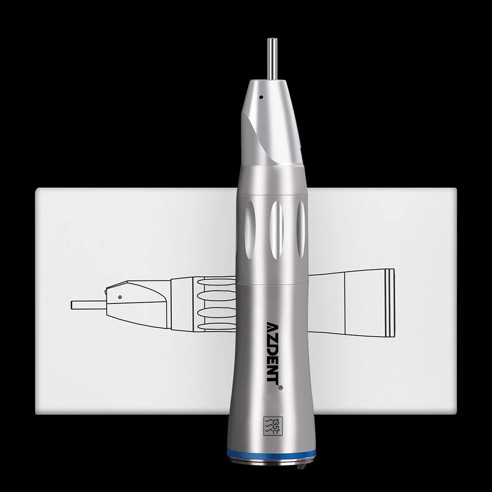 AZDENT Dental 1:5/1:1/20:1 LED Fiber Optic Low Speed Handstück Interne Spray Contra Winkel Push Button Handstück Zahnmedizin Werkzeug – Detail 29