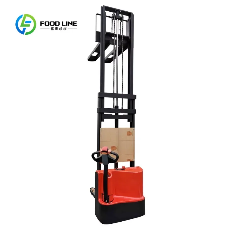 Custom electric stacker pallet lifting truck durable hydraulic lifting system warehouse goods stacking for wholesale purchasers