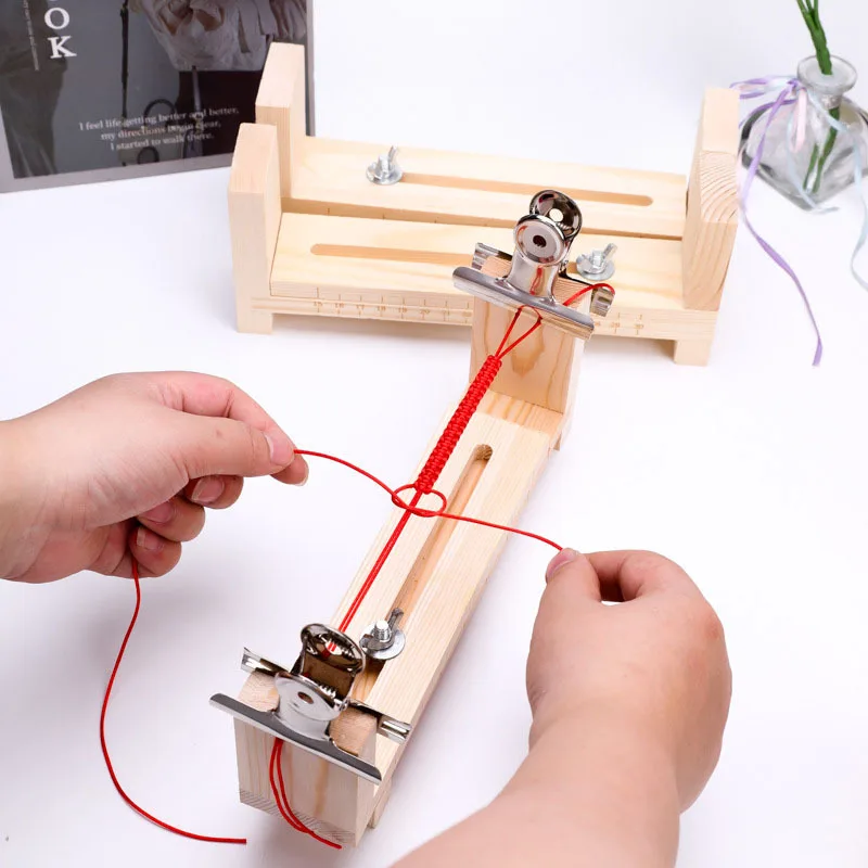 

Регулируемый деревянный набор для изготовления браслетов с U-образной рамкой, инструмент для плетения браслетов своими руками, набор для рукоделия для создания украшений ручной работы