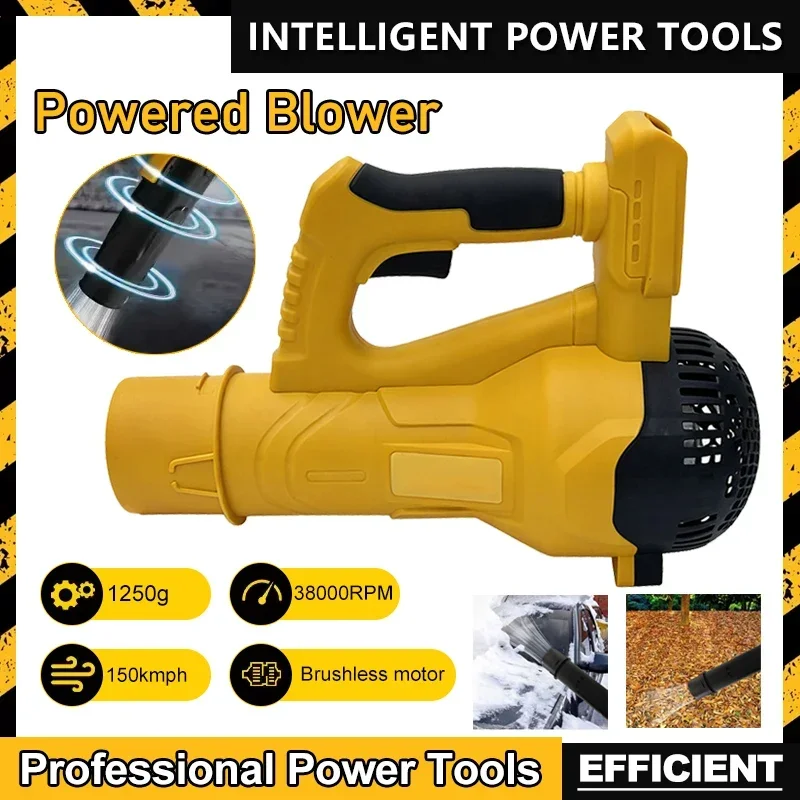 

Подходит для Dewalt, 38000 об/мин, беспроводной воздуходувка, бесщеточный ручной турбонагнетатель для листьев, для аккумуляторного электроинструмента 20 В