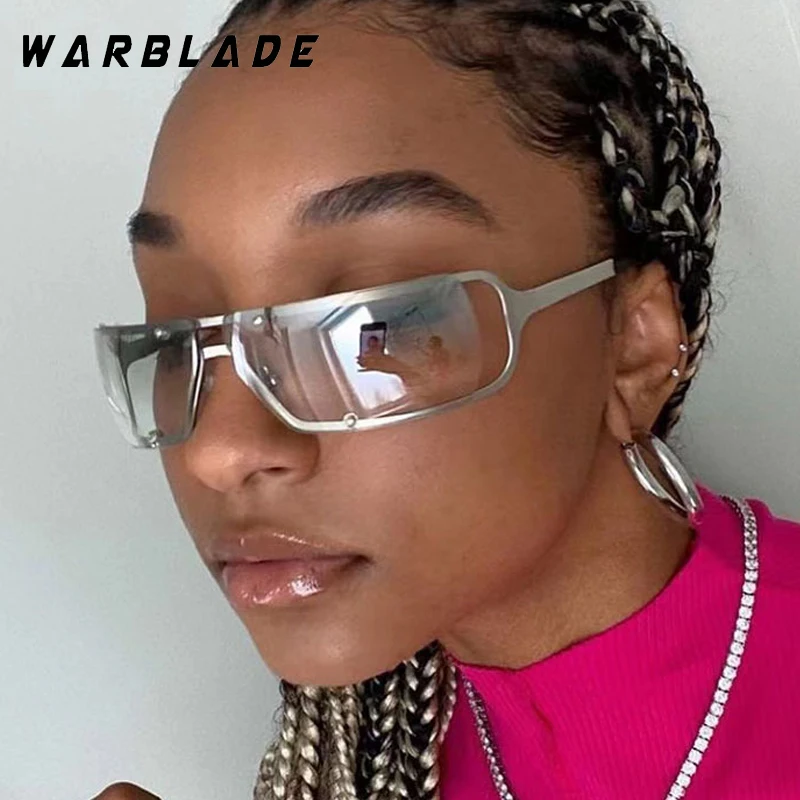 

Vintage Metal Oval Y2K Sunglasses For Men Women 2025 New Futuristic Hip Hop Travel Party Sun Glasses Oculos De Sol Gafas UV400
