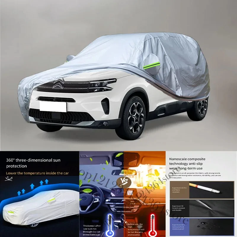 

For Citroen-C5-aircross Auto Anti snow Anti dust Anti-uv Anti peeling paint And Anti Rainwater 210t Car cover protection