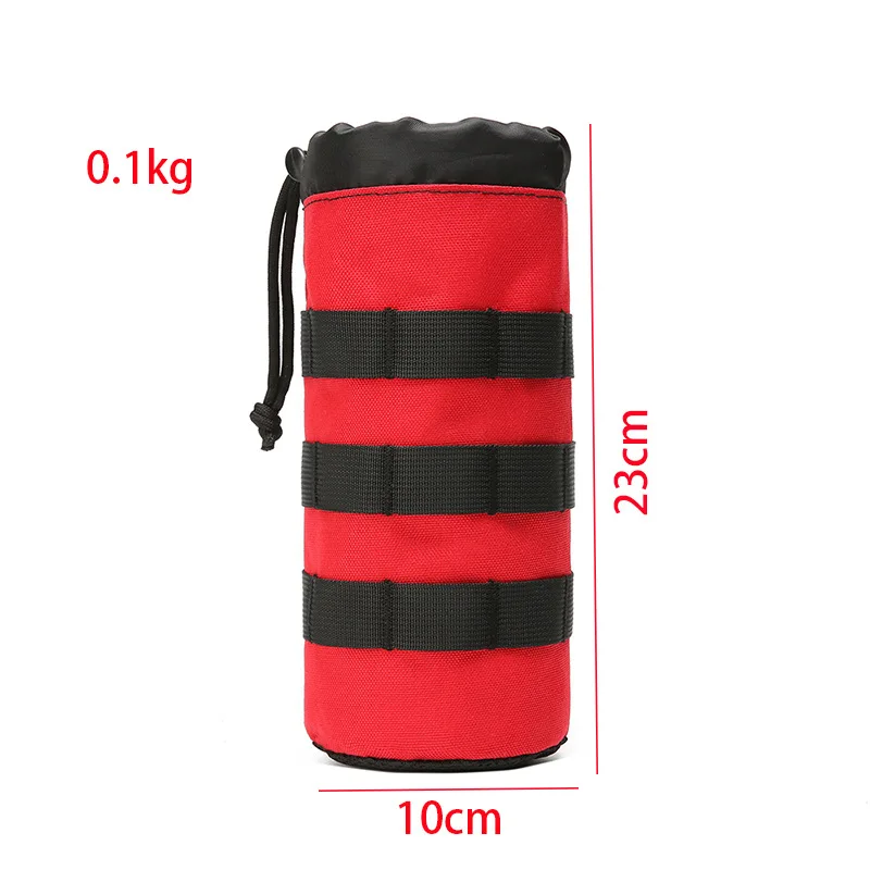 MOLLE Tactical Water Bottle Bag 1.5L - Insulated Military Canteen Carrier Leak-Proof Hiking Cup Sleeve for Outdoor Backpack