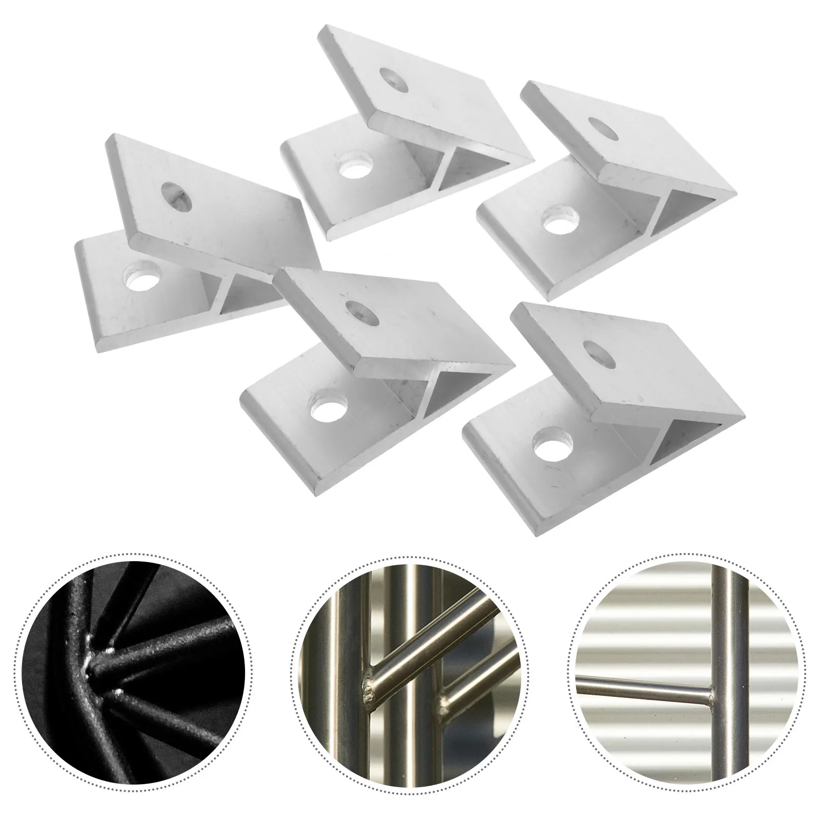 

5pcs Bracket For Aluminum Aluminum Corner Brace Extrusion Profile Angle Brackets Connector Hardware Joining Support