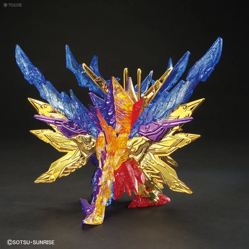 BANDAI Genuine SD GUNDAM WORLD HEROS Limited Edition and Special Edition: Ultimate Formula One Dragon Color Transparent Edition