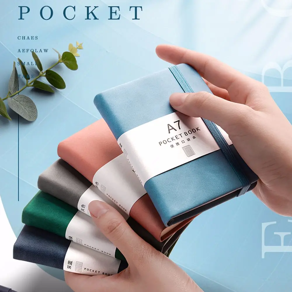 

A6/A7 1pc Stationery Agenda Organizer Portable Sketchbook Diary Planner Mini Notebook Pocket Notepad