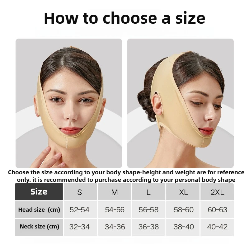 قناع الوجه للذقن المزدوج، حزام رفع الوجه على شكل حرف V، حزام شد الوجه القابل لإعادة الاستخدام للعناية بالبشرة من Jawline Contour للرجال والنساء للاستخدام المنزلي #6