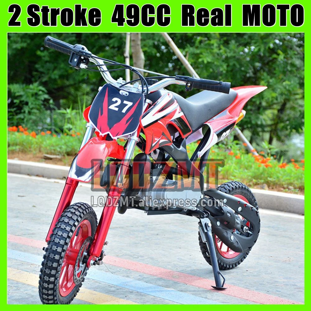 2 Stroke Dirt Bike Mountain Mini Motorcycle Small Buggy 49CC 50CC Superbike Moto Gasoline Adult Child Off-road Vehicle Motorbike