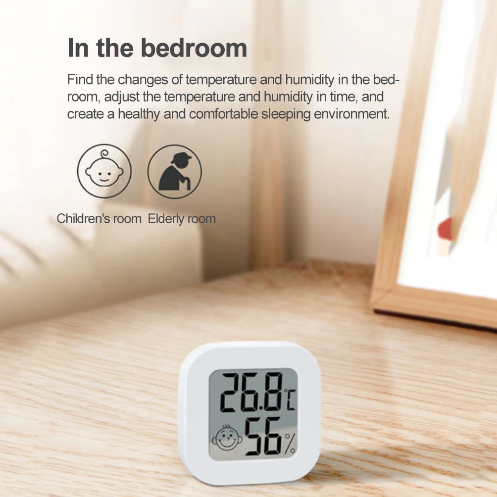 Zigbee Tuya Smart Temperatur Feuchtigkeit Sensor Mit LCD Display Smart Home Automation Fernbedienung Arbeitet Mit Alexa Google Hause