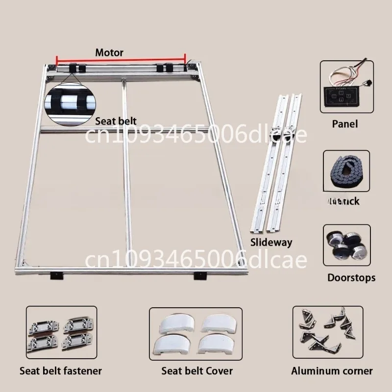 RV Caravan Electric Lift Bed Adjustable Intelligence Bed Motorhome Aluminum Profile Lifting Bed