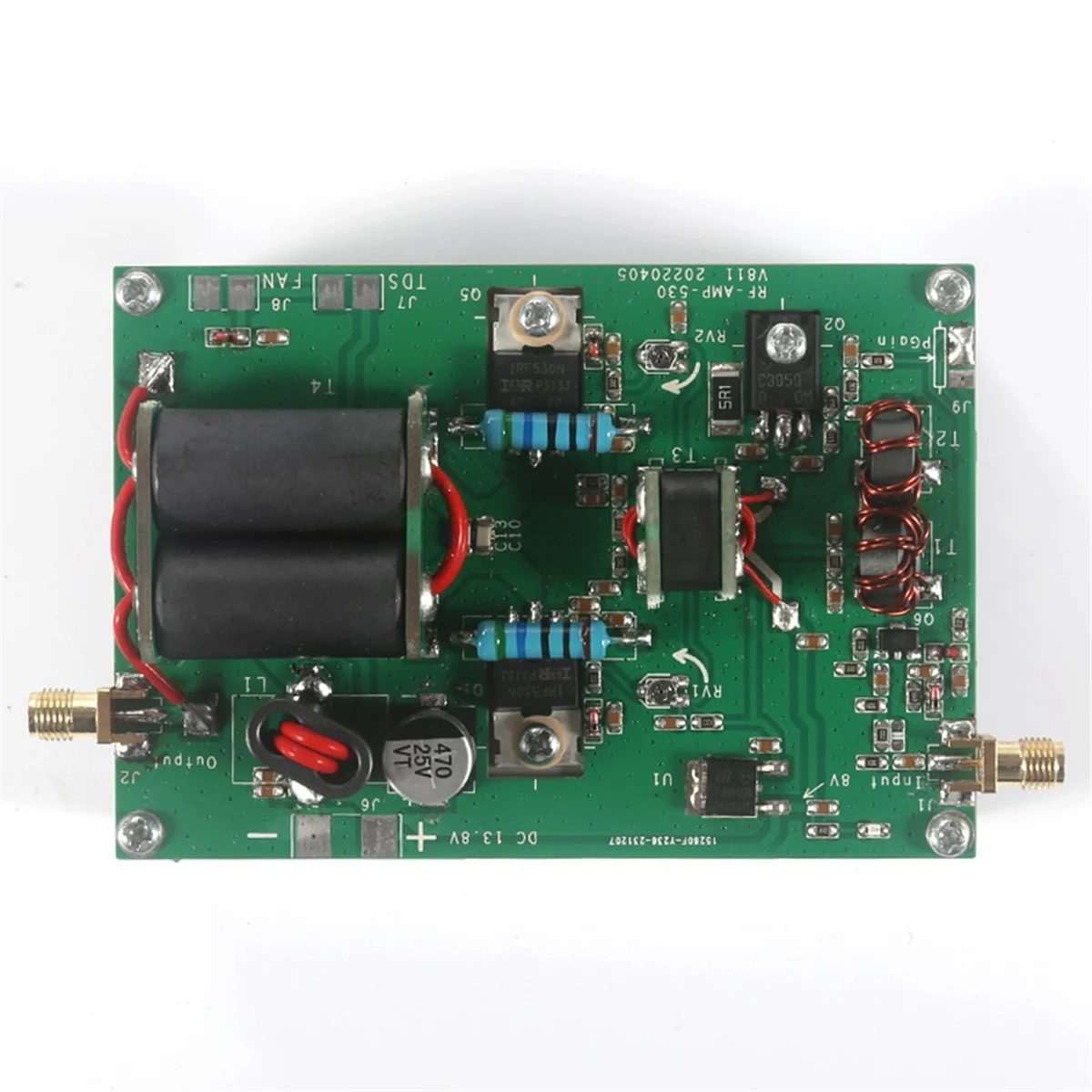 Amplifier Module High Frequency High Power Finished 50W Short Wave 3-28MHz Linear Radio Radio Transmission Module