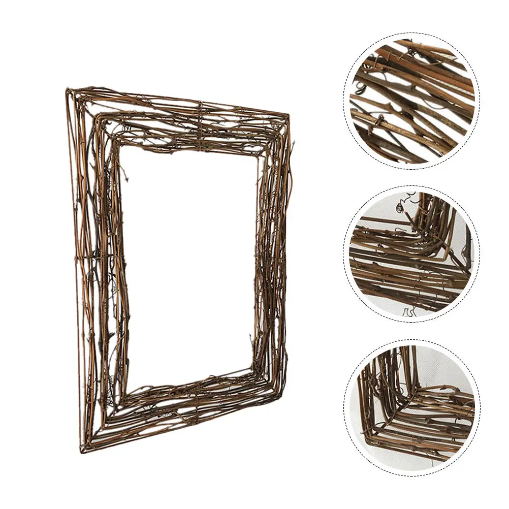 

Home Decor Garland Base Decoration Outdoor Christmas Decorations Dried Branch Wreath Rattan Ring