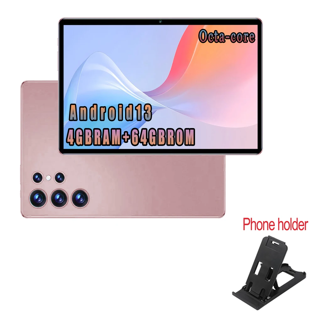 4GBRAM+64GBROM, Android 13 Tablet, 6000mAh Battery, High-Definition Touch screen 1280x800, Google, Learning, Office