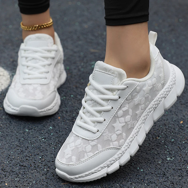 

Woman Sneakers Shoes Fashion Elegant Sneakers For Women Breathable Women's Running Shoes Platform Shoes For Women Footwear
