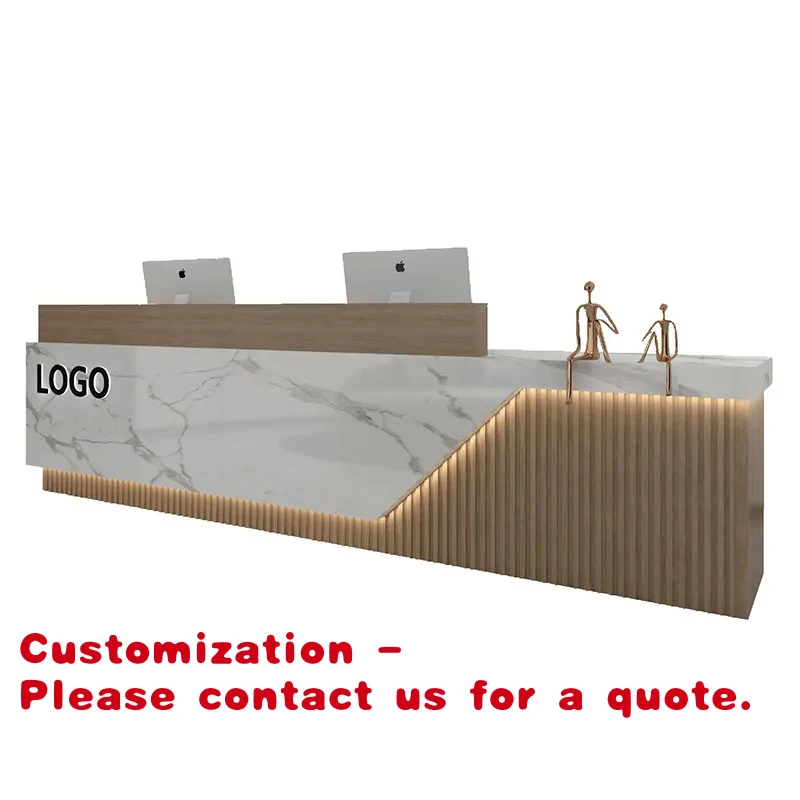 Customize.Custom Modern Style Beauty Salon Counter Table Reception Desk, Modern Shop Counter Design Garment Store