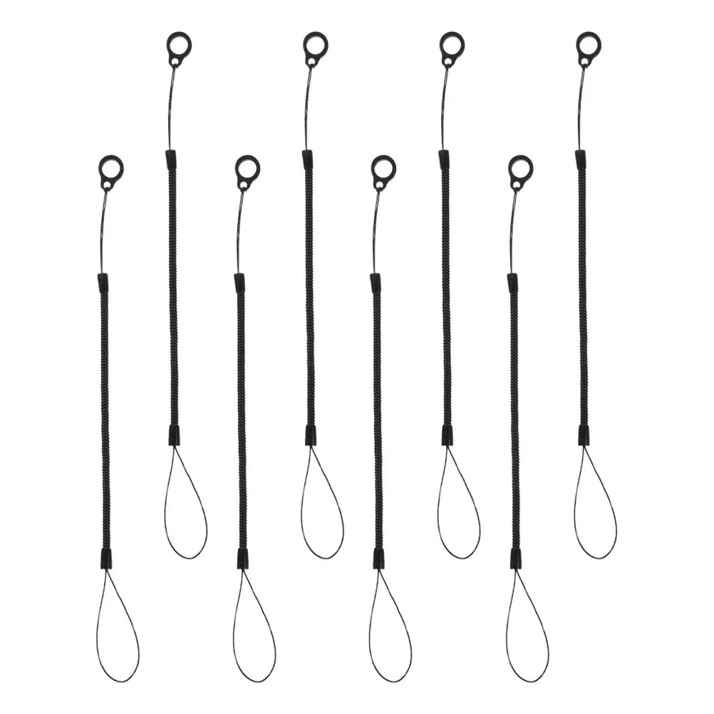 

8Pcs Phone Lanyard Elastic Pen Tether Retractable Anti-Lost Spring Strap for Stylus Tablet Touch Pens Pen Tether