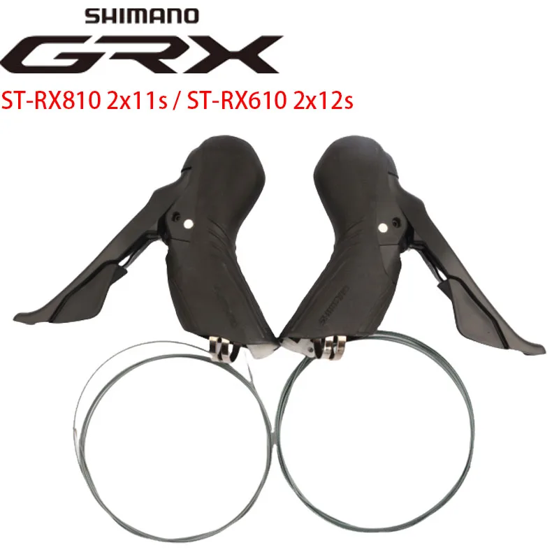 شيمانو GRX سلسلة ST-RX810 2x11s / ST-RX610 2x12s رافعة التحكم المزدوجة لدراجة الطريق أجزاء الدراجة شيمانو الأصلية