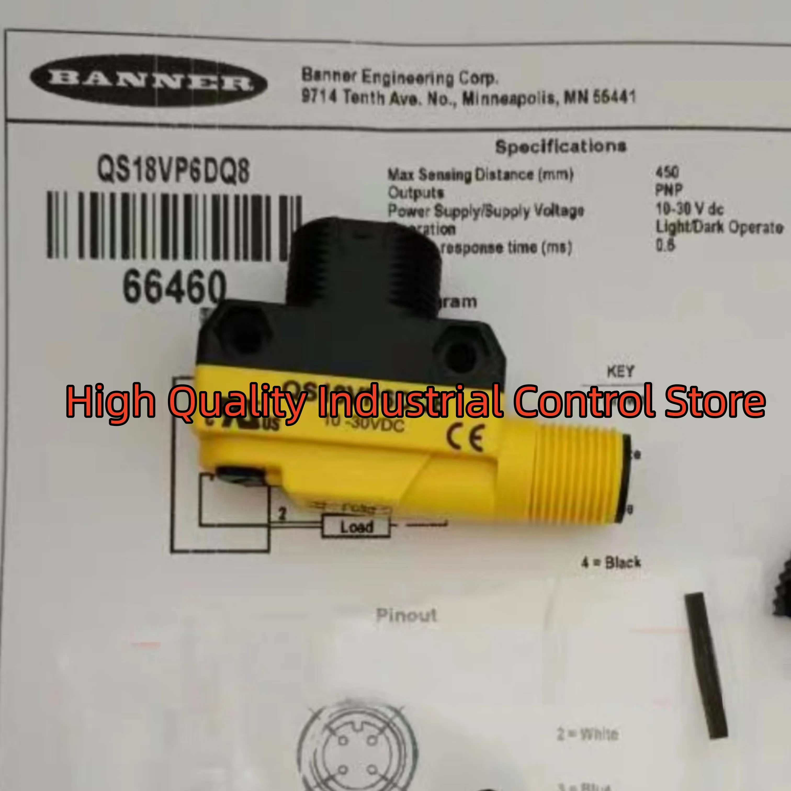 

Brand new QS18VP6DQ8 QS18VP6LVQ8 Photoelectric Sensor Switch