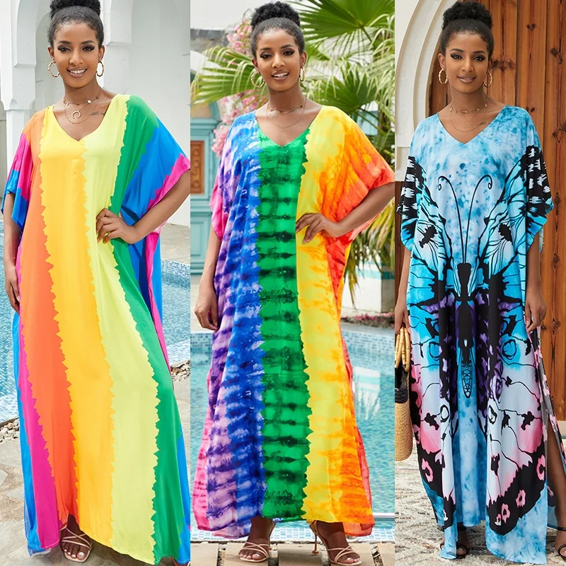 cotton-beach-maxi-dress-robe-style-long-dress-beachwear-comfortable-breathable-gauze-fabric-chinese-manufacturer-zs2198