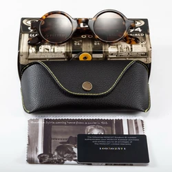 Round Sunglasses Man Lemtosh Johnny Depp Sun Glasses Polarized Lens Woman Vintage Acetate Frame Luxury Brand Driver's Shade
