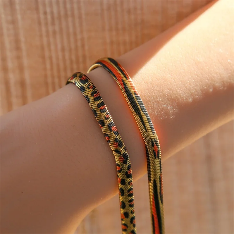 EILIECK 316L Edelstahl Schlangenkette Halskette Armband Set für Damen, Trendige Hochwertige Kette, Wasserdichter Schmuck Geschenk – Detail 12