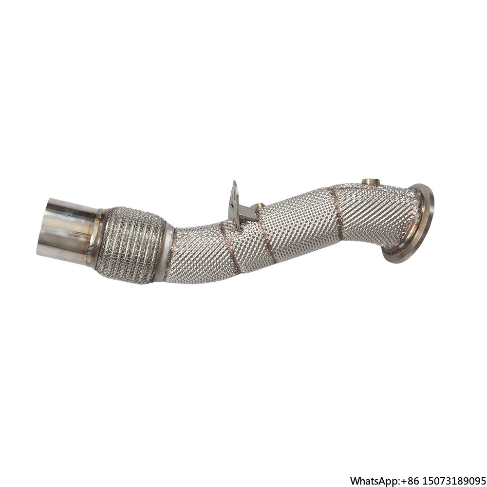 

Stainless Steel Exhaust System for 320 420 B48 2.0T 2019-2022 Auto Part Downpipe With Heat Shield