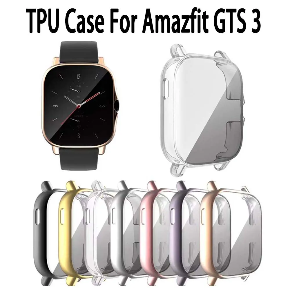 

Защитный чехол из ТПУ для Amazfit GTS 3, защитный чехол для экрана Huami Amazfit GTS 3, защитный чехол