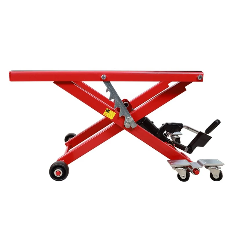 Motorcycle lifting equipment Portable lift Hydraulic maintenance household 450KG 110-400MM lifting height