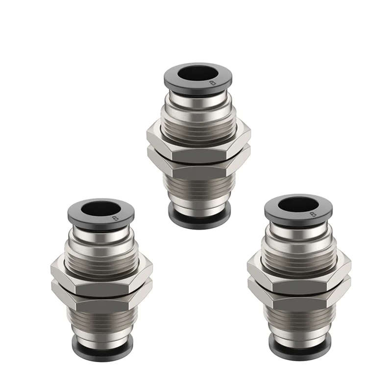 عالية الجودة الأسود تركيب هوائي مفاصل توصيل الانابيب أنبوب الهواء تركيبات سريعة 4/6/8/10/12 مللي متر PM #3