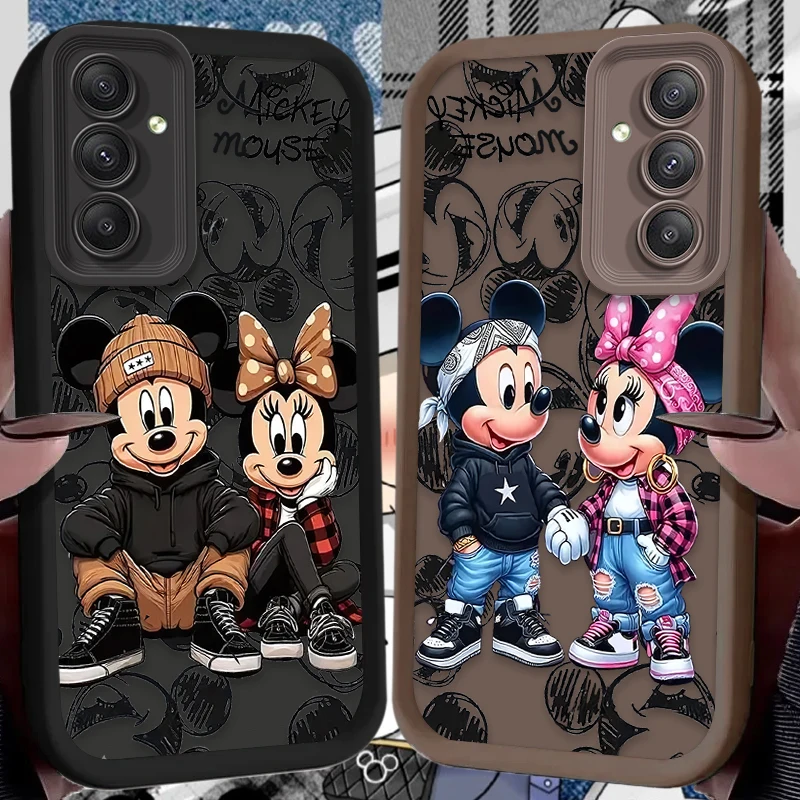 Fashion Disneys Mickeys Minnies Phone Case for Samsung S25 S24 S23 S22 S21 S20 Note 20 Plus Ultra 4G 5G Soft Silicone TPU Cover