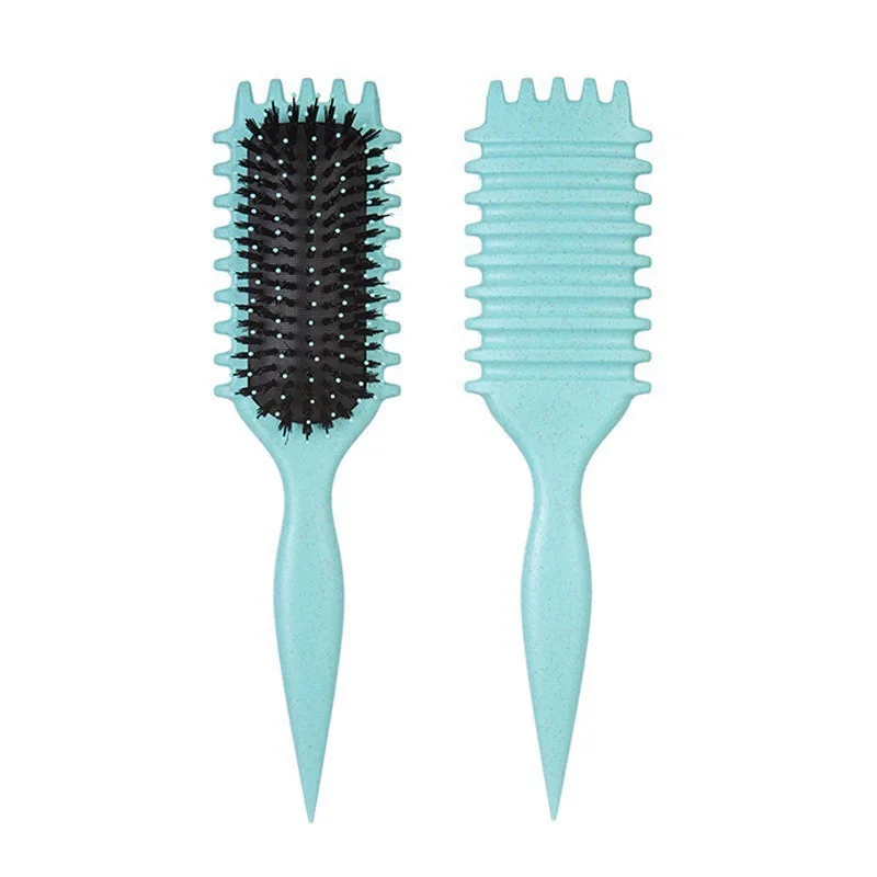 WANMEI Ontwarrende Snoepborstel Krullend Haar Hoofdhuid Massage Haarkam met Nat/Droog Haar Krullen om Trekken te verminderen Natuurlijke Styling Tool