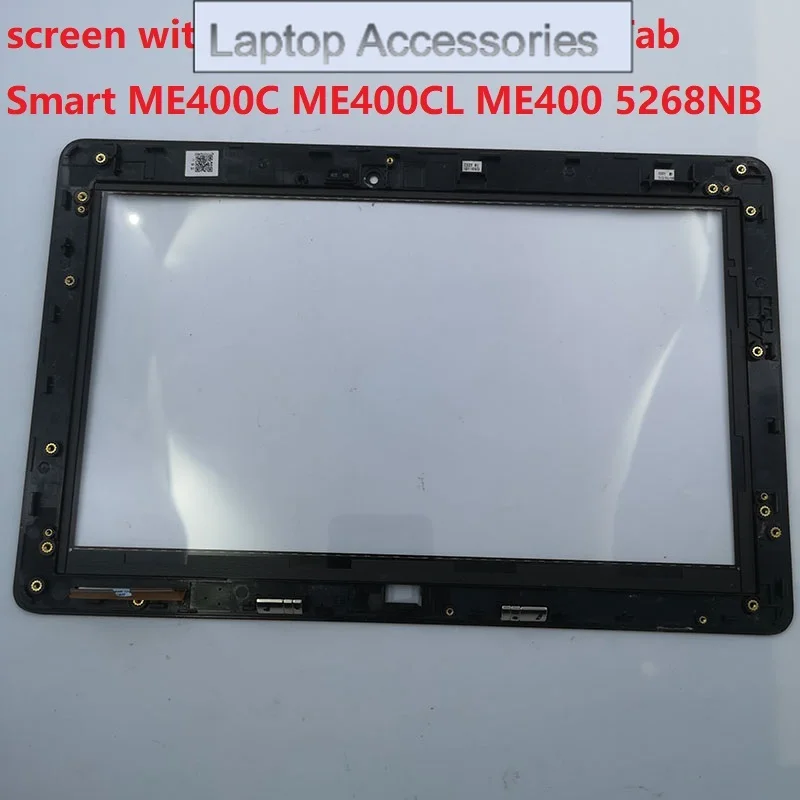 10,1-дюймовый экран с использованием деталей и рамкой для ASUS VivoTab Smart ME400C ME400CL ME400 5268NB, дигитайзер, сенсорный экран, маленькая царапина