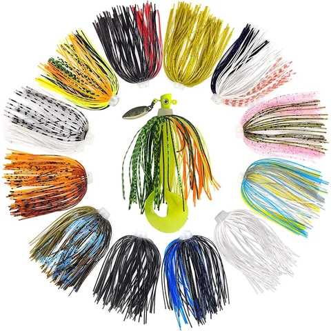 Eupheng Silicone Skirts Umbrella Skirts Fishing Accessories For Buzzbaits Chatter Bait spinner Bait Fly Tying Material