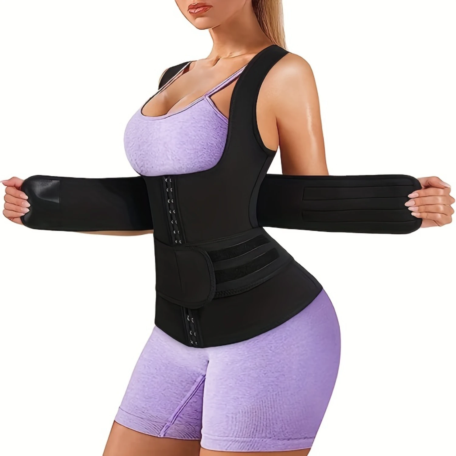 Neoprene Sauna Sweat Waist Trainer Vest for Women - Shape Your Waist in Style Heart sunglasses Mermaid birthday party Love Angel