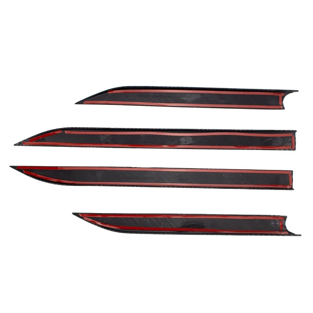 Carbon Fiber Look Car Side Door Interior Cover Panel Trim Decoration For Ford Ranger T9 2023+ Auto Accessories